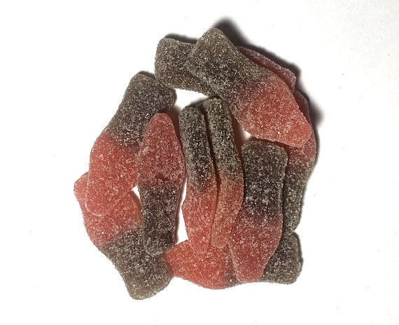 10mg THC Edible Gummies - Cherry Coke Bottles (Wholesale)