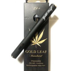 Gold Leaf Disposable Shatter Vape Pen (250mg THC) Original