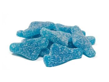 thc blue feet gummies