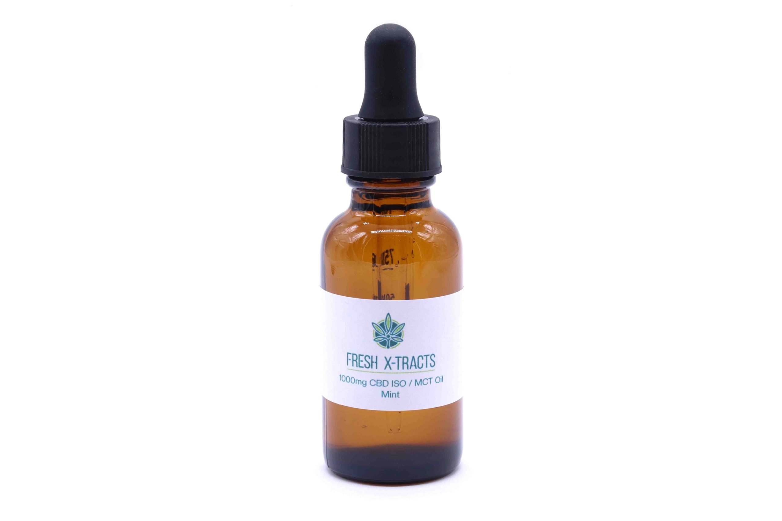 1000mg CBD Isolate Tincture - Mint (30ml)