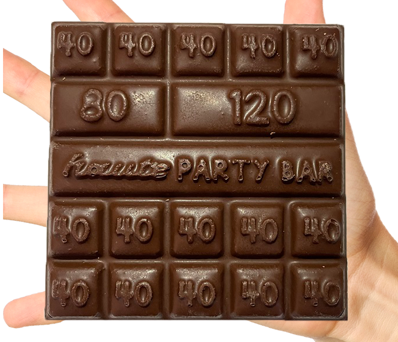 1000mg THC Chocolate Party Bar