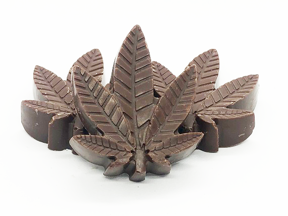 150mg THC Chocolate Pot Leaf