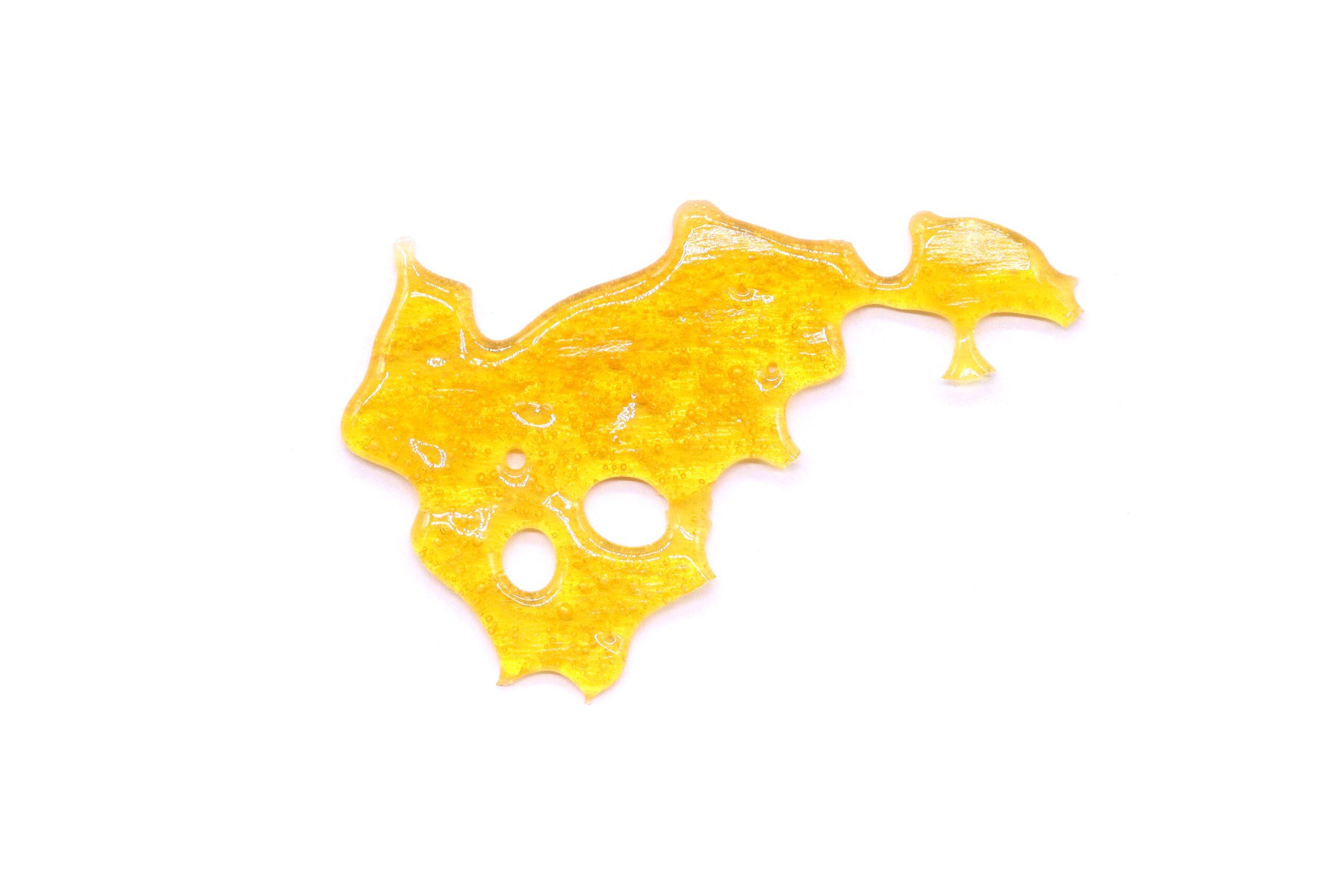 Platinum Bubba Kush Strain Shatter - Indica Dominant Hybrid