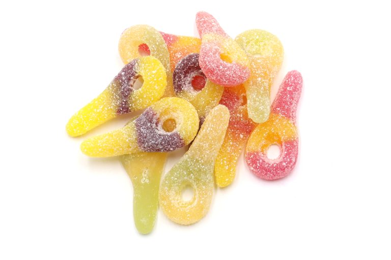 50mg THC Gummies - Jolly Rancher Fruity Sours