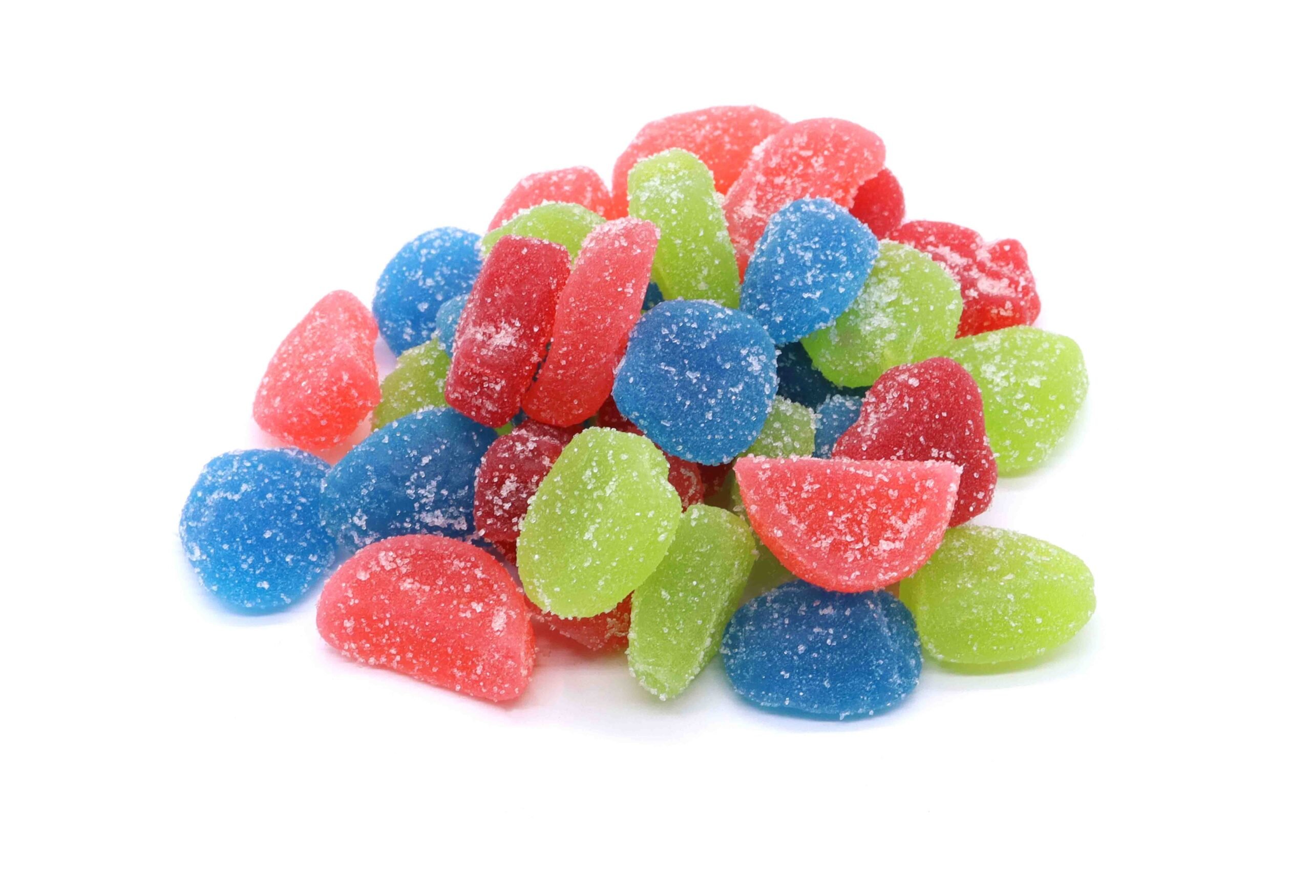 50mg THC Gummies - Jolly Rancher Fruity Sours