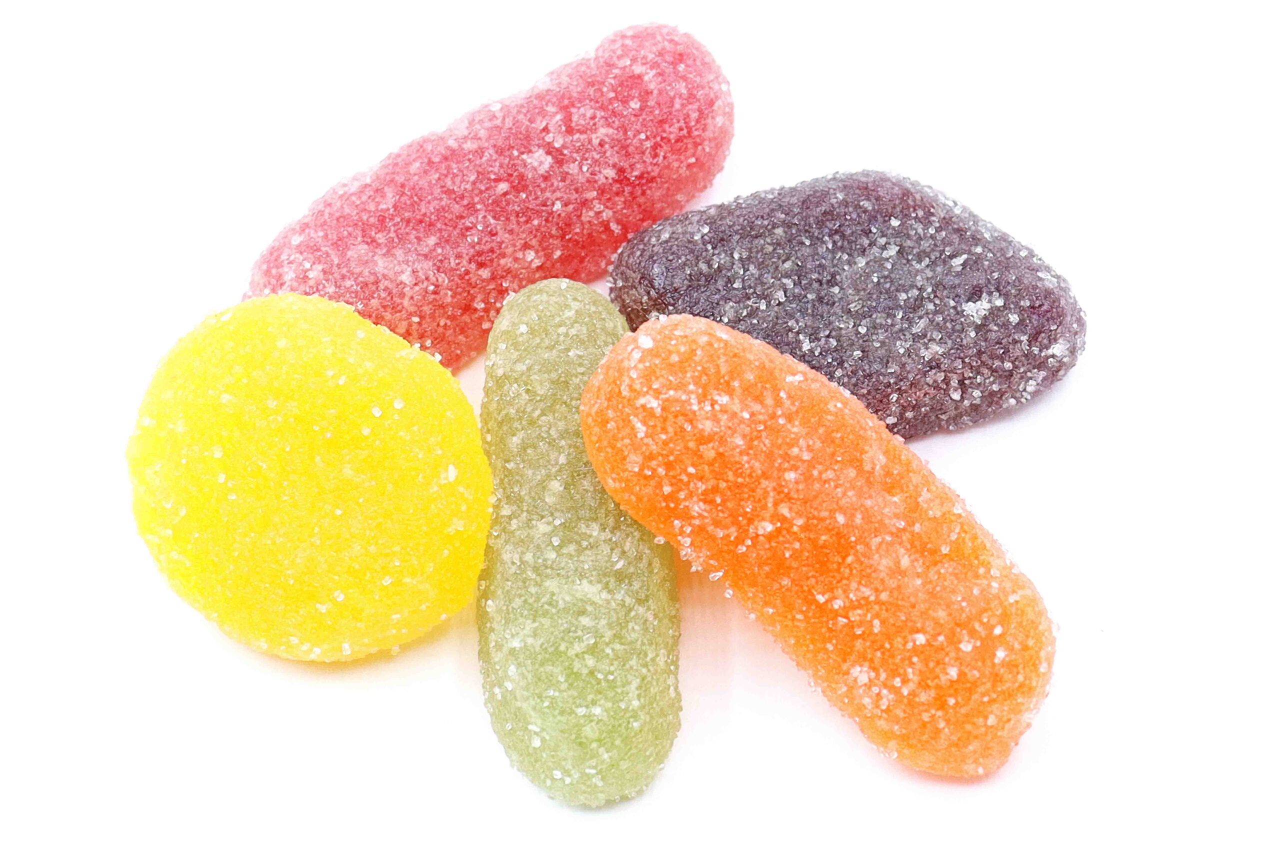 100mg THC Gummies - Wine Gums