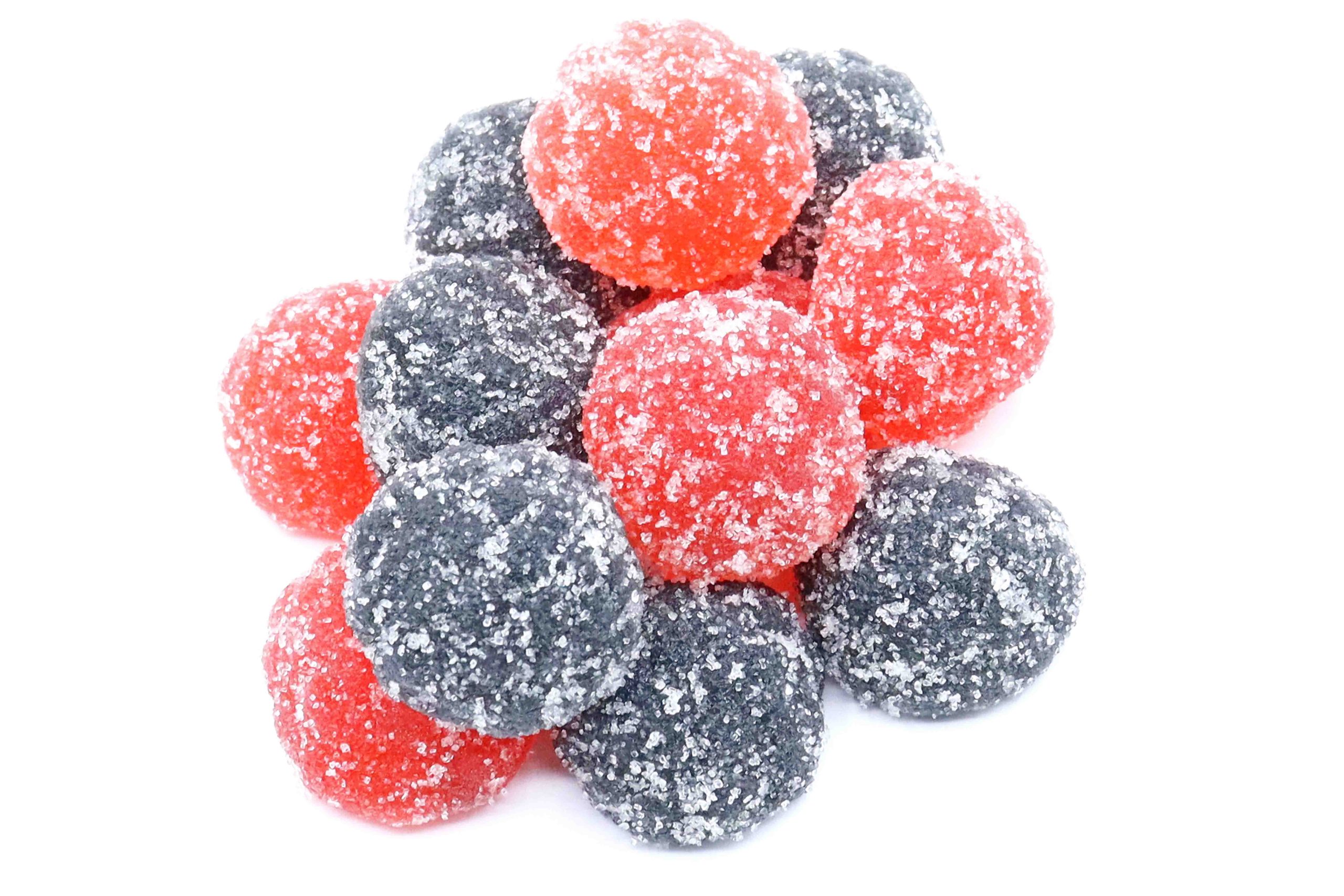 20mg THC Gummies - Sour Fruit Juice Berries