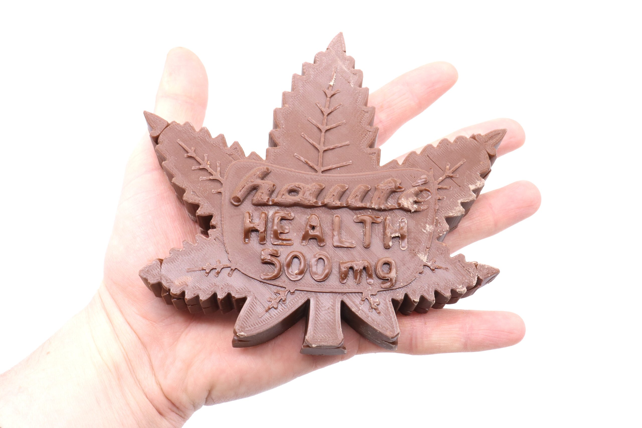 500mg Giant THC Maple Leaf Chocolate