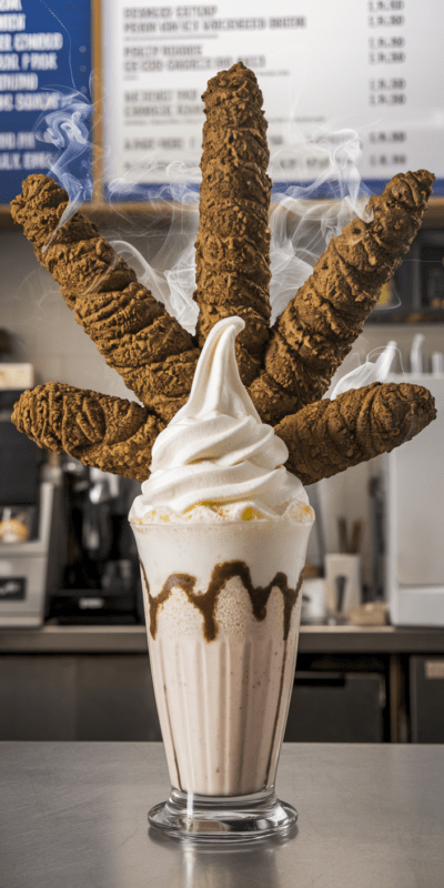 Infused marijuana milkshake