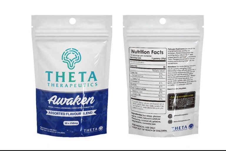 Theta Therapeutics Awaken - Mushroom Gummies - Assorted Flavour Blend