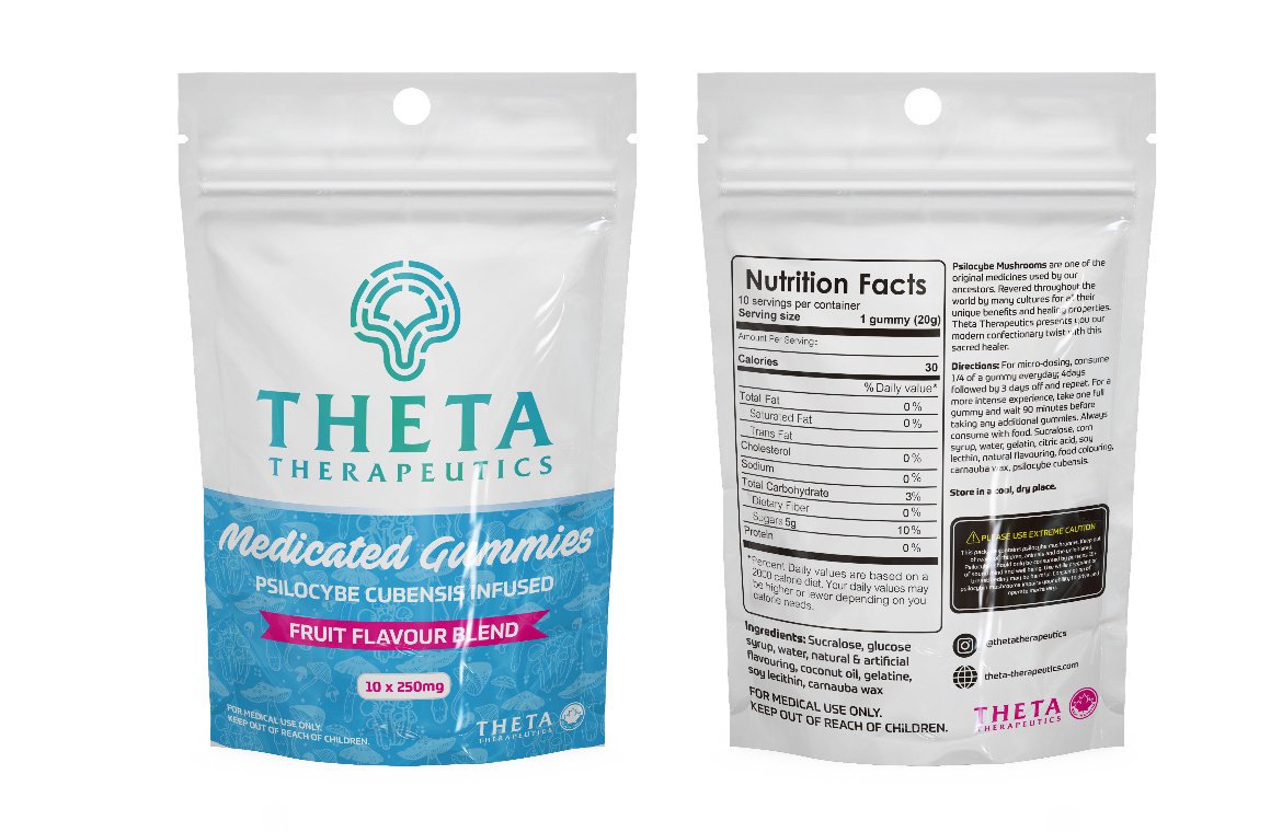Theta Therapeutics Mushroom Gummies - Fruit Flavor Blend