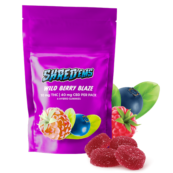 SHRED'EMS Wild Berry Blaze Gummies