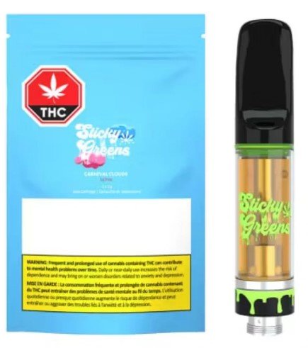 Sticky Greens Carnival Clouds Vape Cartridge