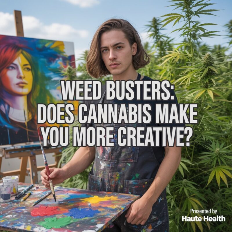 Weed Busters does cannabis make you more creative poster Canada