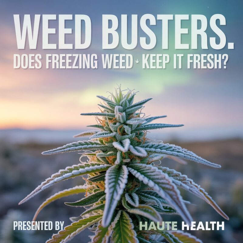 Weed Busters. Does Freezing Weed Keep It Fresh. Hero Poster Presented by Haute Health Weed Busters. Does Freezing Weed Keep It Fresh. Hero Poster