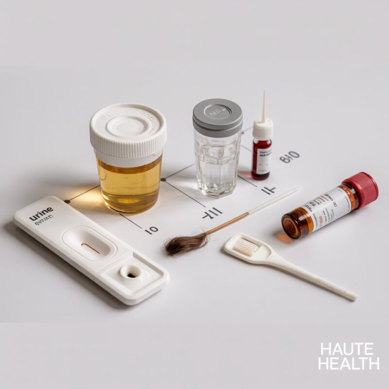 drug test types detection windows 2025 Canada full chart