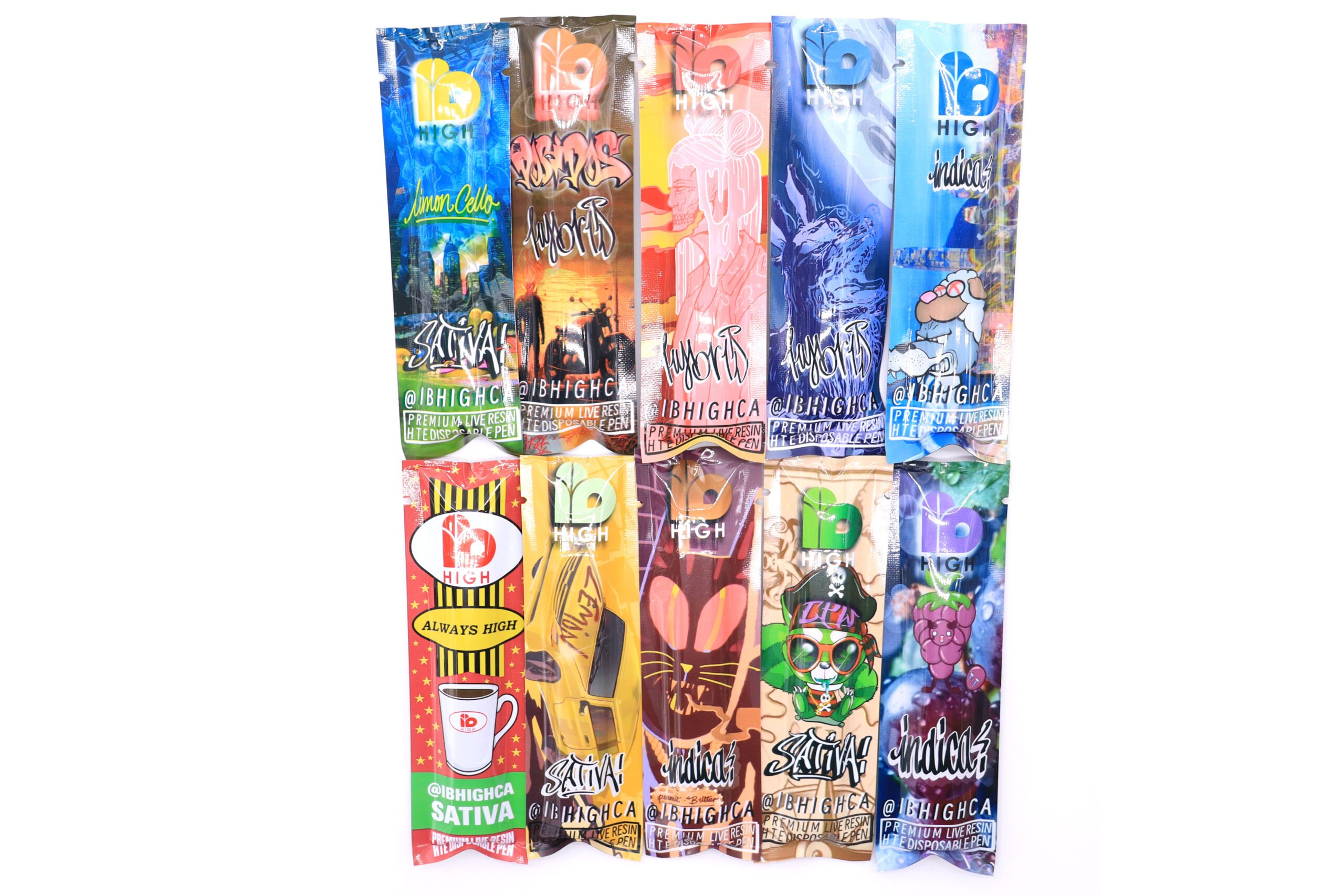 IB High Live Resin Vape Cartridges – 2g