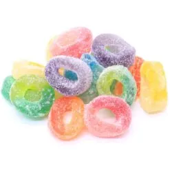 50mg THC Gummies - Sour Pucker Rings