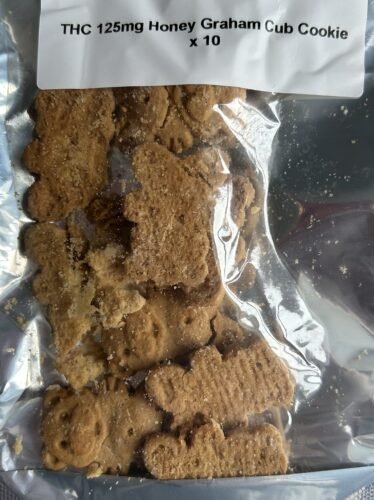 125mg THC - Honey Graham Cub Cookies