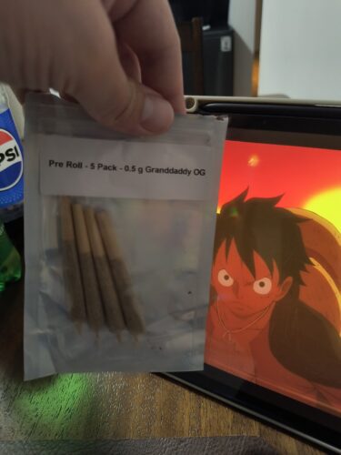 Granddaddy OG Strain 0.5g Pre-Rolls - Indica Dominant Hybrid