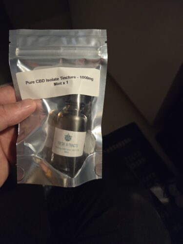 1000mg CBD Isolate Tincture - Mint (30ml)
