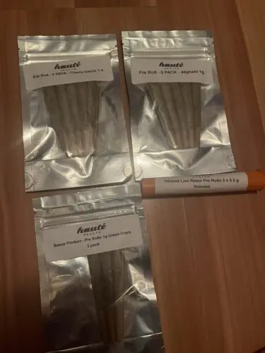 Live Resin Infused Pre-Rolls - 3 x 0.5g